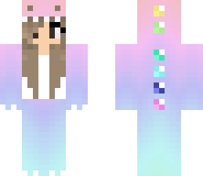 dinosuar rainbow girl