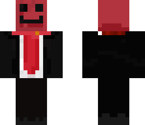 the red man in black