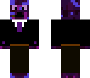 purple gamer creeper in a suit