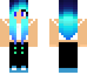 blue girl