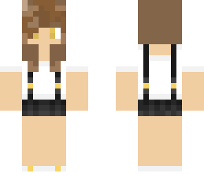 brunette suspender