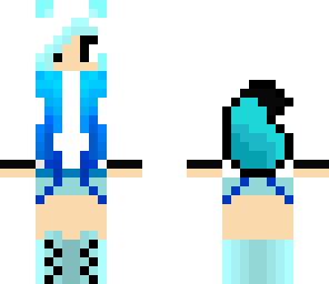 blue wolf girl