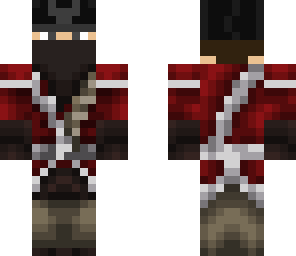 redcoat with mask
