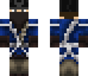 patriot with mask
