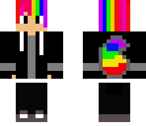 rainbow emo kid