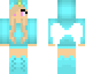 blue llamacorn girl