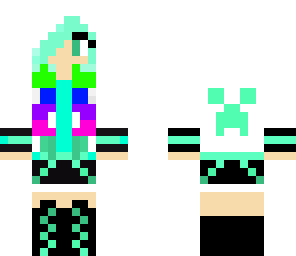 cute teal girl