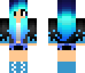 blue everything girl