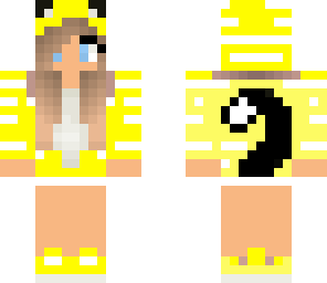 tiger girl yellow