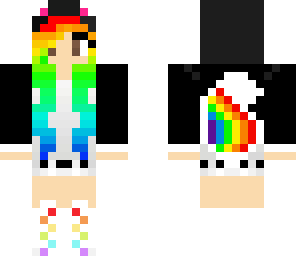 rainbow fox girl
