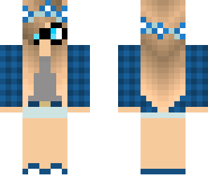 tumblr girl blue