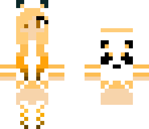 orange panda girl