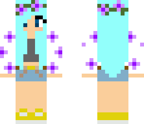 minty spring girl