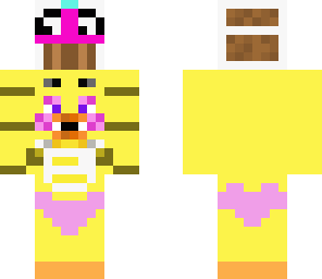 chibi toy chica holding carl the cupcake not done