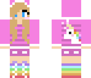 unicorn girl pink