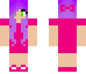 pink and purple girl