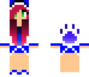 dark blue panda gal