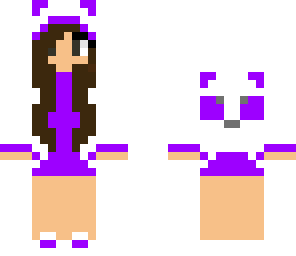 purple panda girl