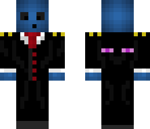 blue slime in tux