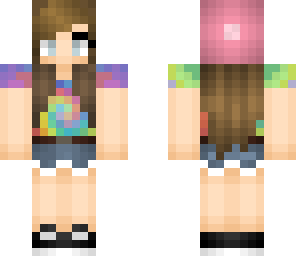 tie dye girl