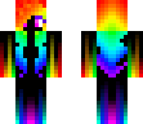 rainbow dj girl