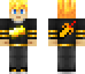 goldsolace with a sword