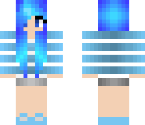 blue girl