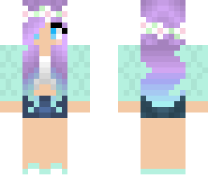 purple flower crown edit