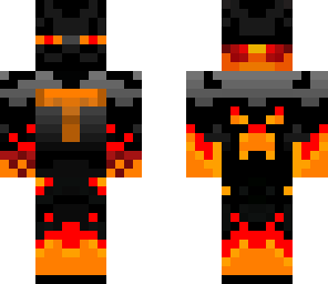 flaming enderman with t