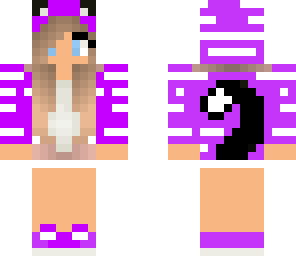 tiger girl purple