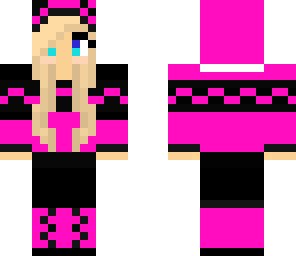 girl in pink