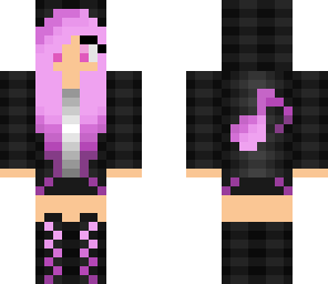 purple muic girl