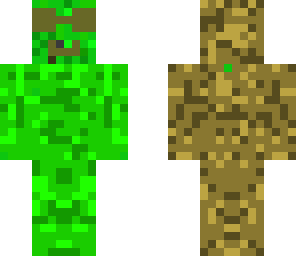 grass block with glasses