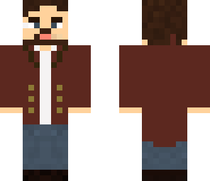 8th doctor custom with beard and brown coat