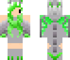 dragon chibi green
