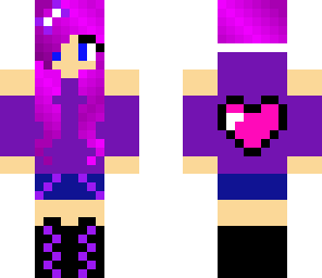 awesome purple girl