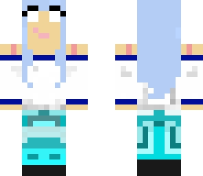 funky herobrine girl