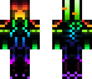 angry rainbow robot creeper