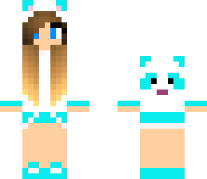 cute blue panda
