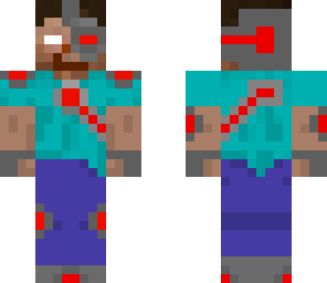 robot herobrine steve