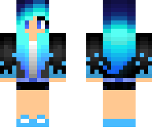 blue dj girl