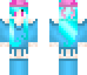 water girl with hat