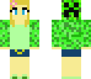 neon creeper girl