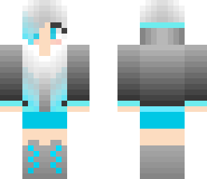 blue girl
