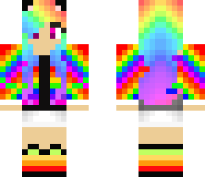 rainbow girl