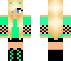 sea foam cat eared girl