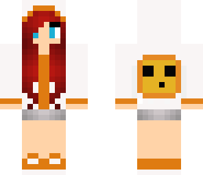 orange slime girl