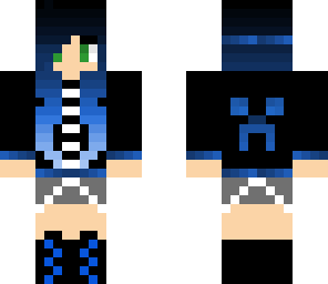 blue creeper girl