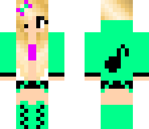 blue music girl