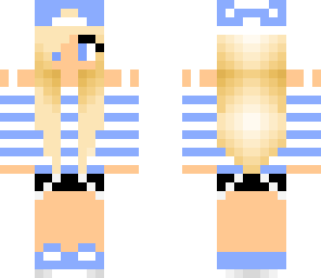 light blue sailor girl